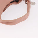 LOEWE Shoulder Bag Leather Pink Silver Auth 186331A-7