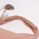 LOEWE Shoulder Bag Leather Pink Silver Auth 186331A-8