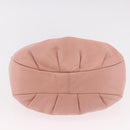 LOEWE Shoulder Bag Leather Pink Silver Auth 186331A-5