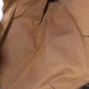 FENDI Zucca Canvas Hand Bag Black Brown Auth 186332-11
