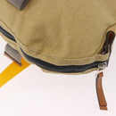 LOEWE Loewe Nature Tote Bag Canvas 2way Beige Zilver Auth 186333A-18