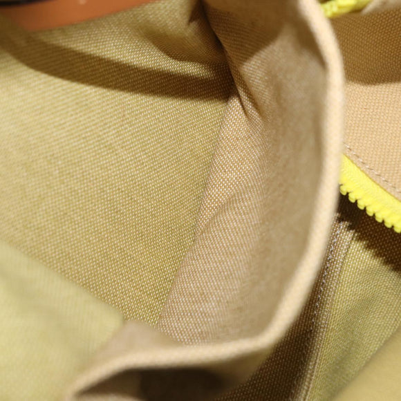 LOEWE Loewe Nature Tote Bag Canvas 2way Beige Zilver Auth 186333A