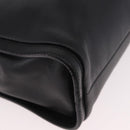 LOEWE Shoulder Bag Leather Black Gold Auth 186334A-9