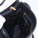 LOEWE Shoulder Bag Leather Black Gold Auth 186334A-19