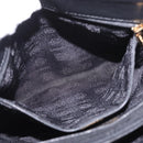 LOEWE Shoulder Bag Leather Black Gold Auth 186334A-26