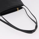 LOEWE Shoulder Bag Leather Black Gold Auth 186334A-7