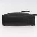 LOEWE Shoulder Bag Leather Black Gold Auth 186334A-5
