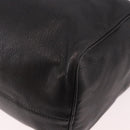LOEWE Hand Bag Leather 2way Gray Silver Auth 186337M-18
