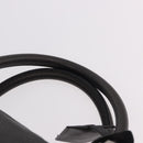 LOEWE Hand Bag Leather 2way Gray Silver Auth 186337M-14