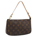 LOUIS VUITTON Monogram Pochette Accessoires Pouch M51980 LV Auth 186343A-1
