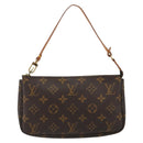 LOUIS VUITTON Monogram Pochette Accessoires Pouch M51980 LV Auth 186343A-13