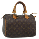 LOUIS VUITTON Monogram Speedy 25 Hand Bag M41528 LV Auth 186344A-1