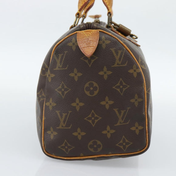 LOUIS VUITTON Monogram Speedy 25 Hand Bag M41528 LV Auth 186344A