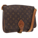 LOUIS VUITTON Monogram Cartouchiere GM Shoulder Bag M51252 LV Auth 186346-1