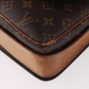 LOUIS VUITTON Monogram Cartouchiere GM Shoulder Bag M51252 LV Auth 186346-8