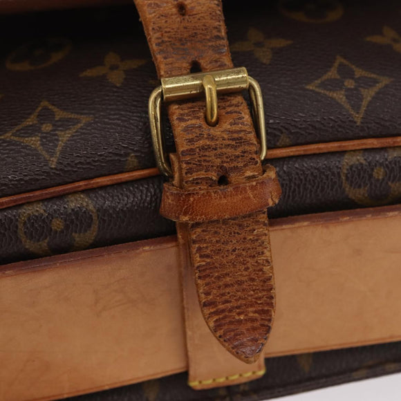 LOUIS VUITTON Monogram Cartouchiere GM Shoulder Bag M51252 LV Auth 186346