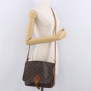 LOUIS VUITTON Monogram Cartouchiere GM Shoulder Bag M51252 LV Auth 186346-26