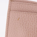 GUCCI GG Marmont Wallet Leather Pink Gold 524672 Auth 186349M-9