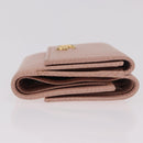 GUCCI GG Marmont Wallet Leather Pink Gold 524672 Auth 186349M-3