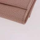 GUCCI GG Marmont Wallet Leather Pink Gold 524672 Auth 186349M-14