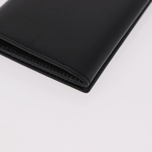 CARTIER Card Case Leather Black Auth 186351V