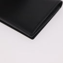 CARTIER Card Case Leather Black Auth 186351V-11