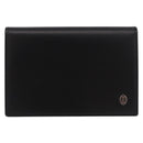 CARTIER Card Case Leather Black Auth 186351V-2