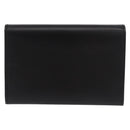 CARTIER Card Case Leather Black Auth 186351V-3