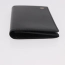 CARTIER Card Case Leather Black Auth 186351V-5