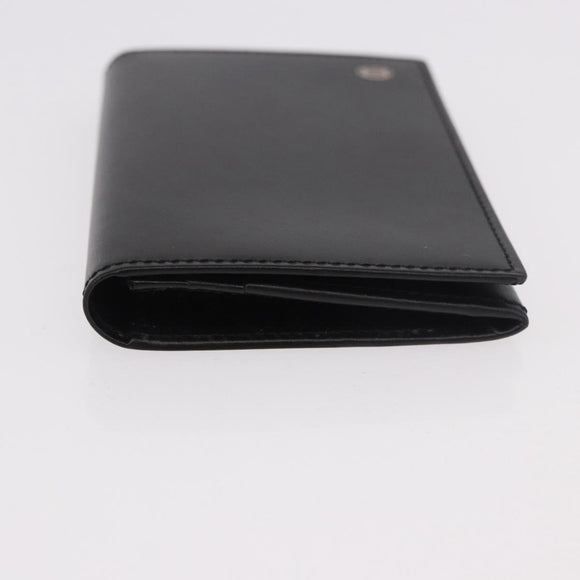 CARTIER Card Case Leather Black Auth 186351V