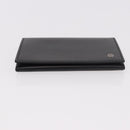 CARTIER Card Case Leather Black Auth 186351V-7