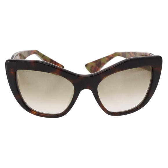 Miu Miu Sunglasses plastic Brown Auth 186352M