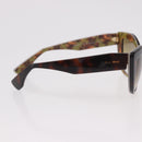 Miu Miu Sunglasses plastic Brown Auth 186352M-7