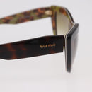 Miu Miu Sunglasses plastic Brown Auth 186352M-8