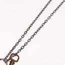 LOUIS VUITTON Pendant Valentine Padlock Necklace metal Black M01149 Auth 186353V-14