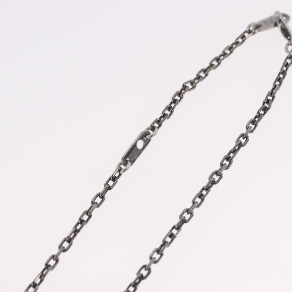 LOUIS VUITTON Pendant Valentine Padlock Necklace metal Black M01149 Auth 186353V