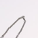 LOUIS VUITTON Pendant Valentine Padlock Necklace metal Black M01149 Auth 186353V-18