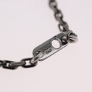 LOUIS VUITTON Pendant Valentine Padlock Necklace metal Black M01149 Auth 186353V-10