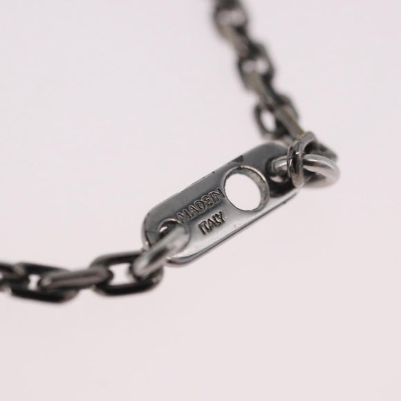 LOUIS VUITTON Pendant Valentine Padlock Necklace metal Black M01149 Auth 186353V
