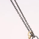 LOUIS VUITTON Pendant Valentine Padlock Necklace metal Black M01149 Auth 186353V-3