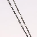 LOUIS VUITTON Pendant Valentine Padlock Necklace metal Black M01149 Auth 186353V-4