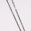 LOUIS VUITTON Pendant Valentine Padlock Necklace metal Black M01149 Auth 186353V-5
