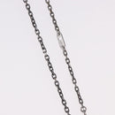 LOUIS VUITTON Pendant Valentine Padlock Necklace metal Black M01149 Auth 186353V-6