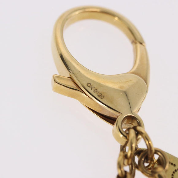 LOUIS VUITTON Bijou Sac Tapage Charm metal Gold Silver M65722 LV Auth 186356A