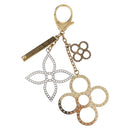 LOUIS VUITTON Bijou Sac Tapage Charm metal Gold Silver M65722 LV Auth 186356A-2