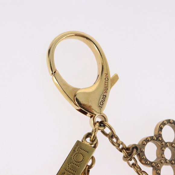 LOUIS VUITTON Bijou Sac Tapage Charm metal Gold Silver M65722 LV Auth 186356A