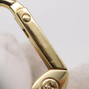 LOUIS VUITTON Porte Cles Coeur Rayure Charm Gold M66476 LV Auth 186357M-11