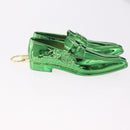 Berluti Key Ring metal Green Auth 186358M-12