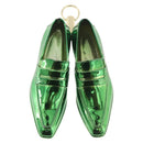 Berluti Key Ring metal Green Auth 186358M-2