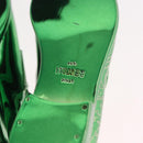 Berluti Key Ring metal Green Auth 186358M-9